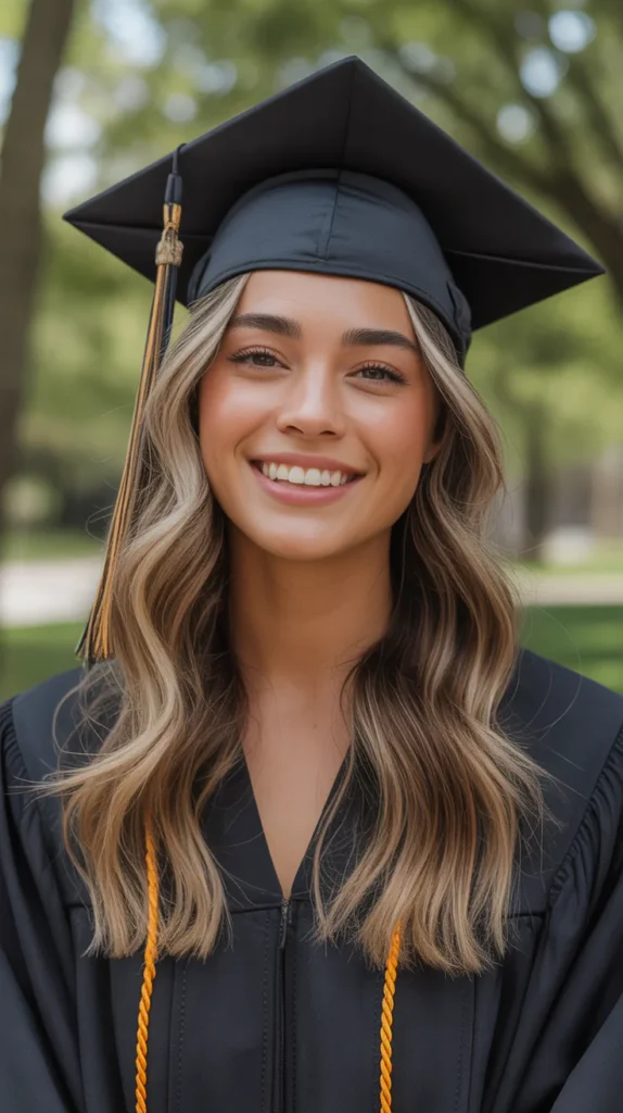 Twisted Half-Up Style with Loose Waves