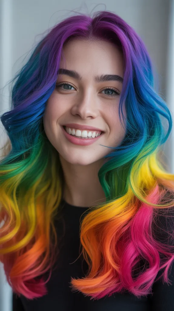 Rainbow Hair Color: A Colorful Masterpiece