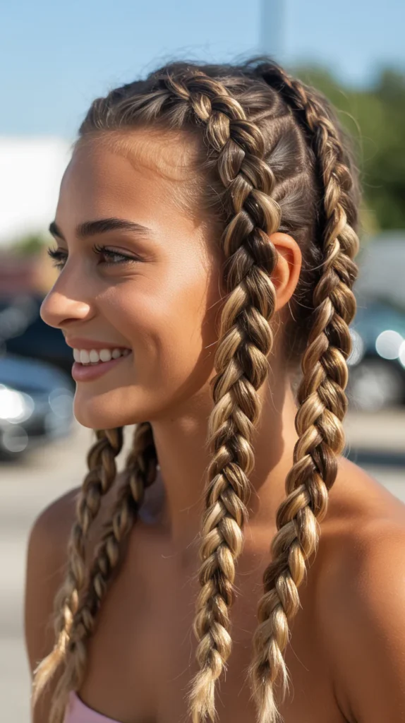 Double Dutch Braids