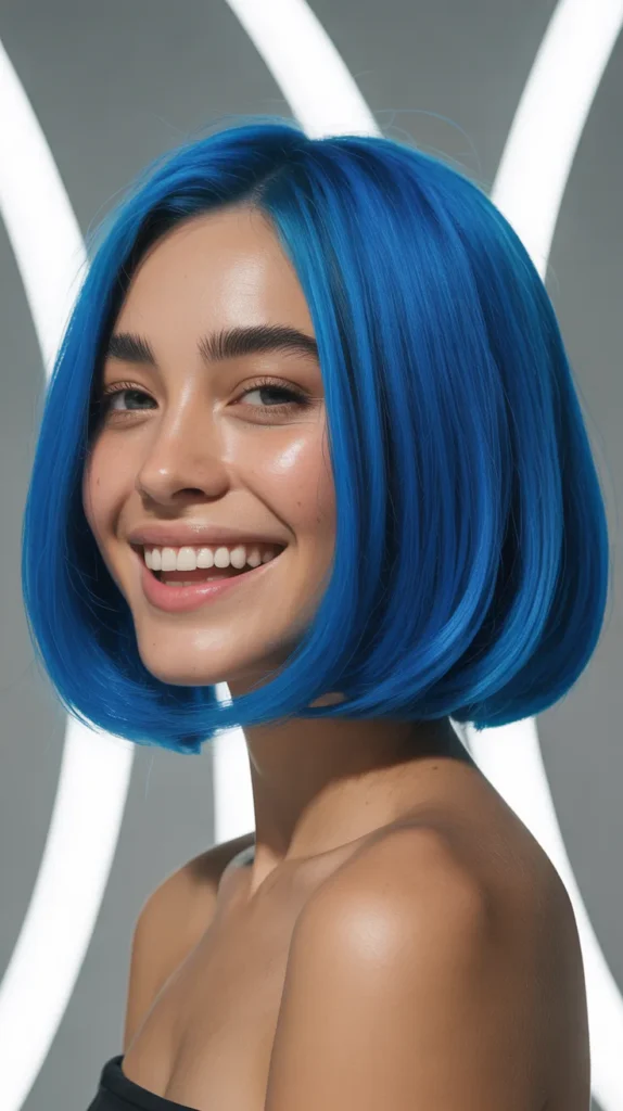  Bright Blue Bob