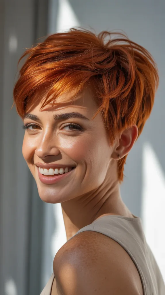 Fiery Copper Red