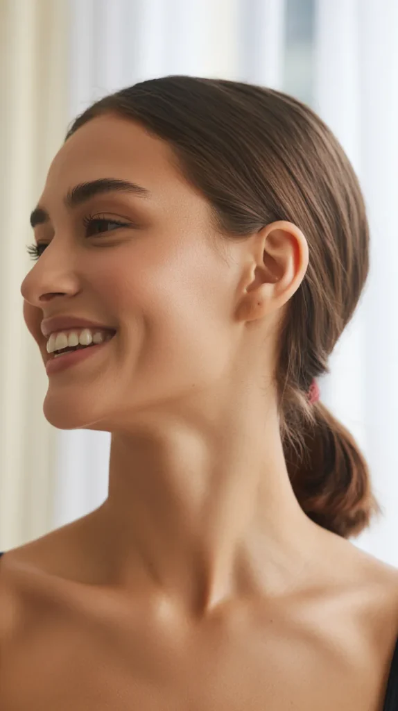 Sleek Low Ponytail