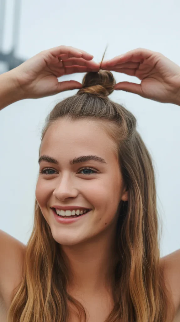 Half-Up Top Knot