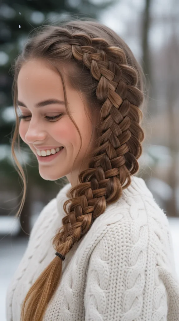 Ladder Winter Hair Braid