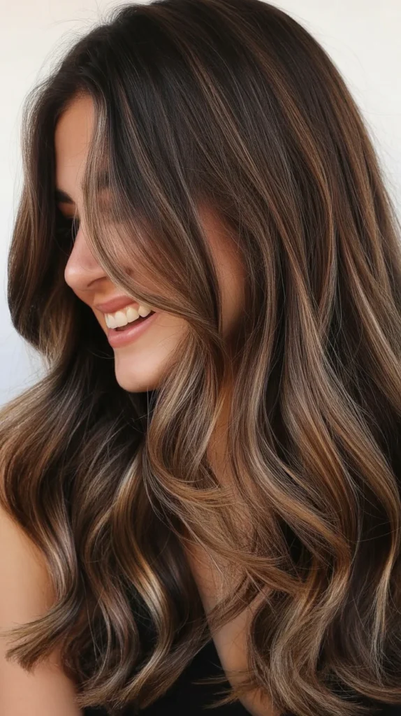 Classic Chocolate Brown Balayage