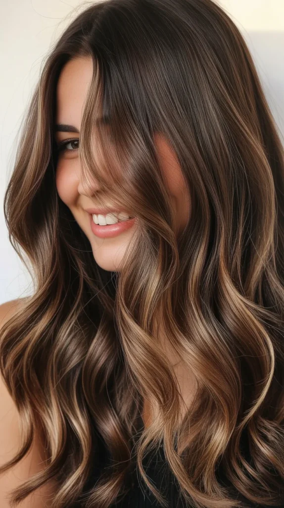 Dimensional Chocolate Brown Balayage