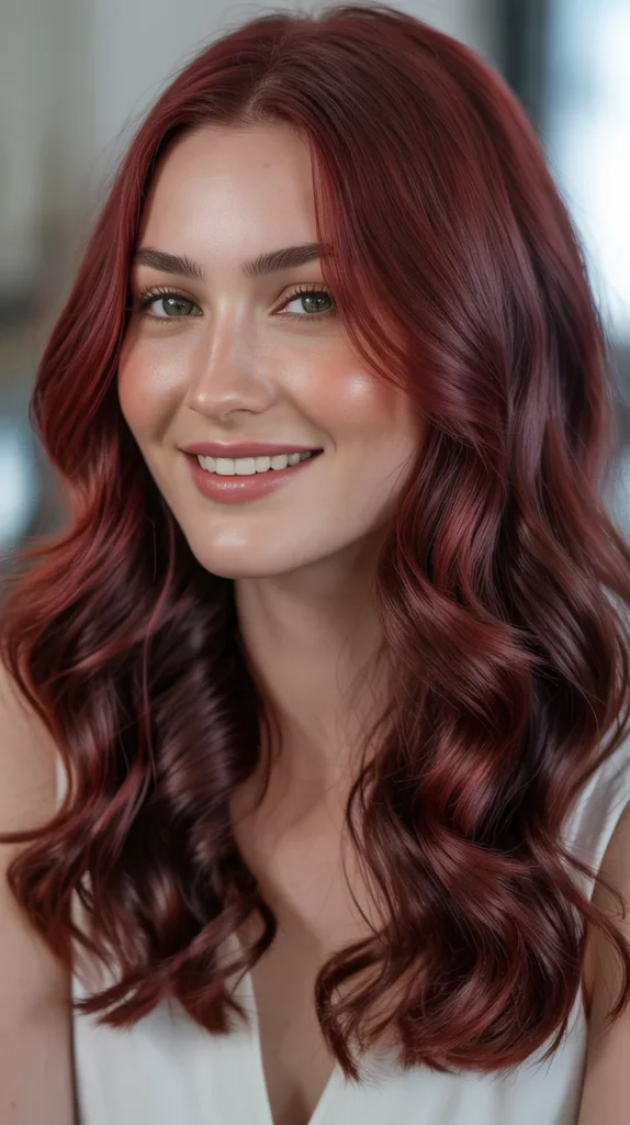 Cranberry Burgundy Hair