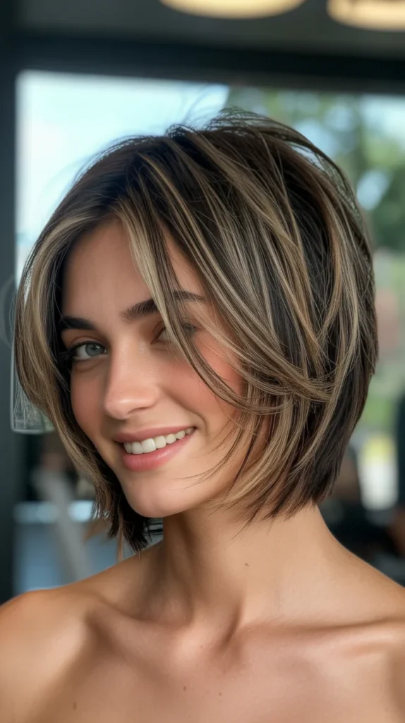 Inverted Choppy Bob