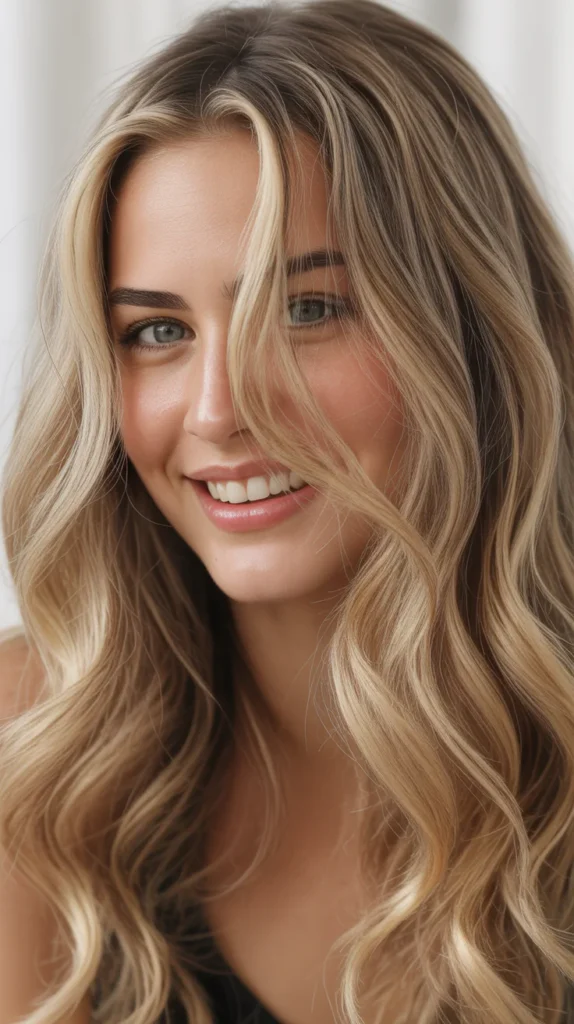 Sandy Blonde Highlights