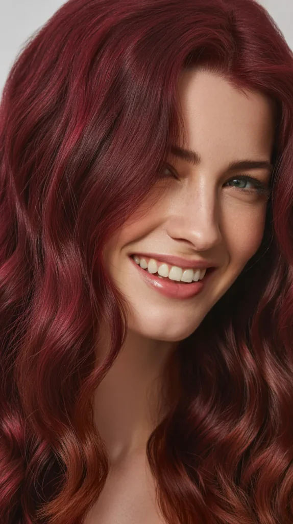 Bright Burgundy Red Hair