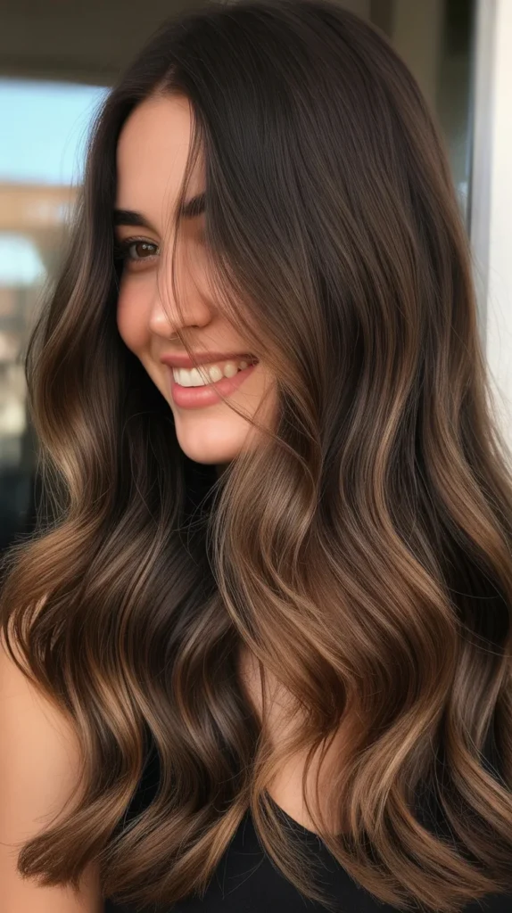 Ash Chocolate Brown Balayage