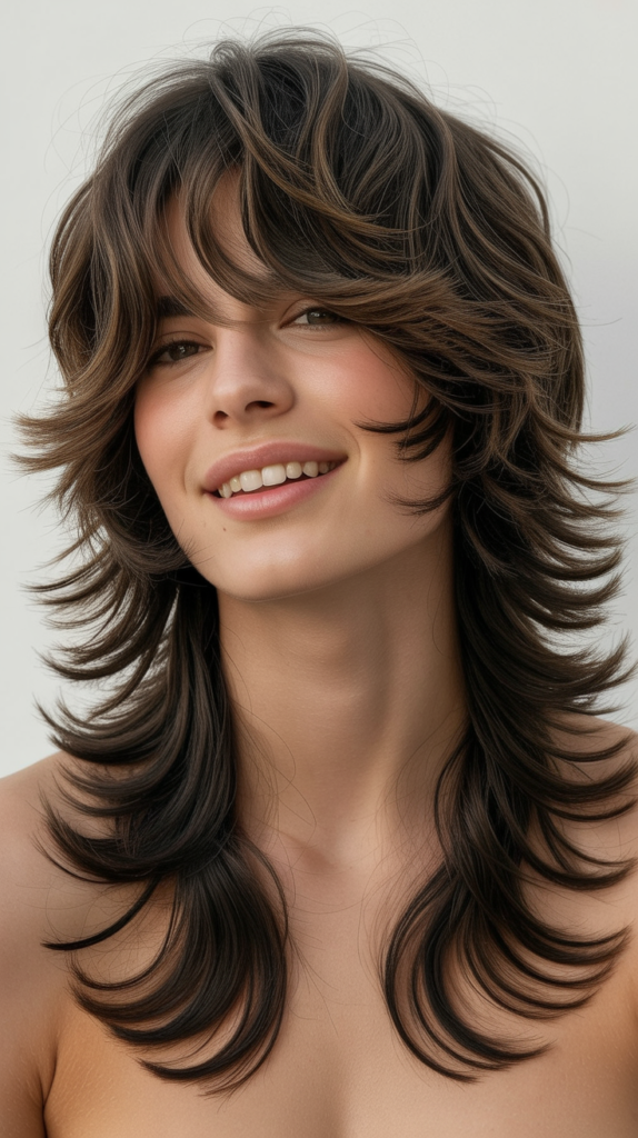 Shag with Feathered Ends