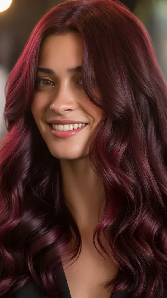 Deep Burgundy Hair Color