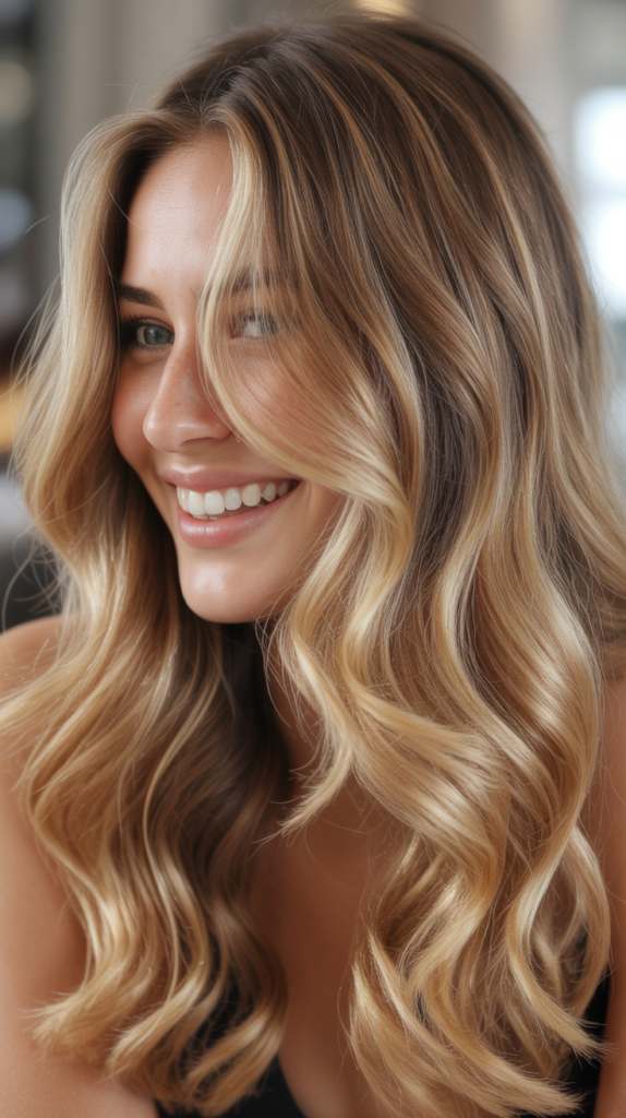 Darker Blonde with Balayage Highlights