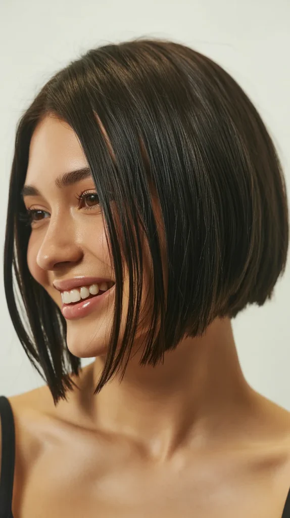 Sleek Choppy Bob