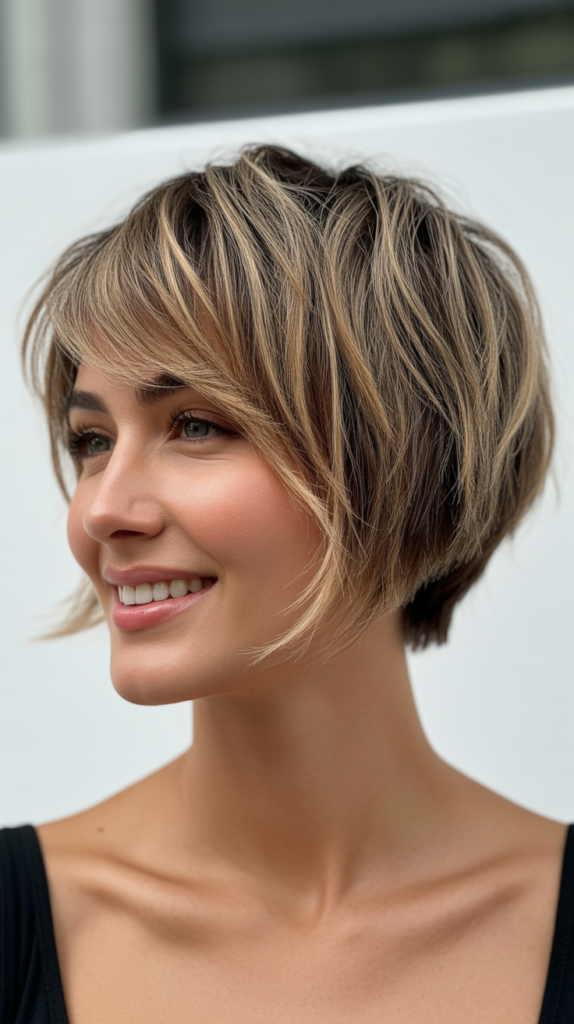 Pixie-Choppy Bob