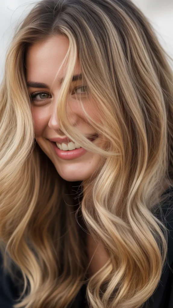 Peekaboo Blonde Highlights