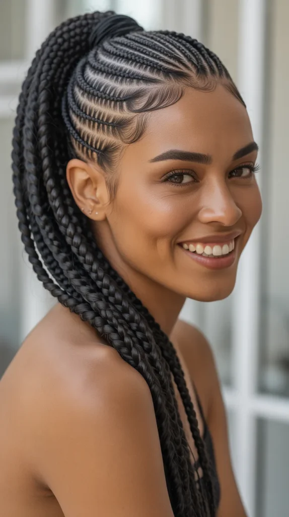 Cornrow Ponytail