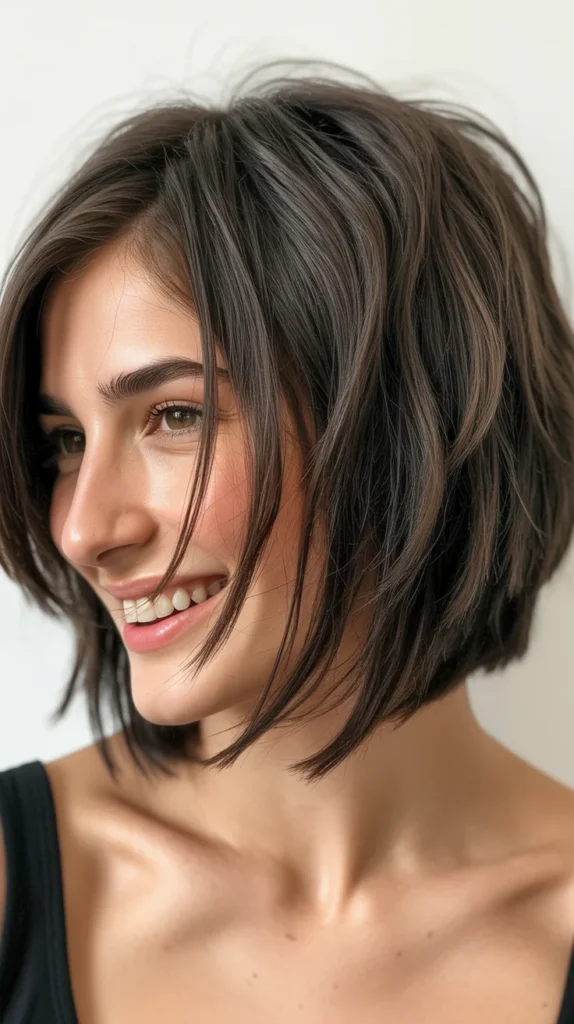 Layered Choppy Bob