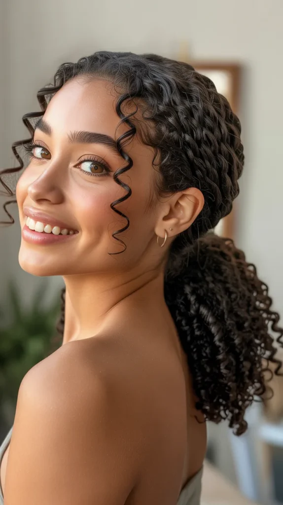 Twisted Low Ponytail