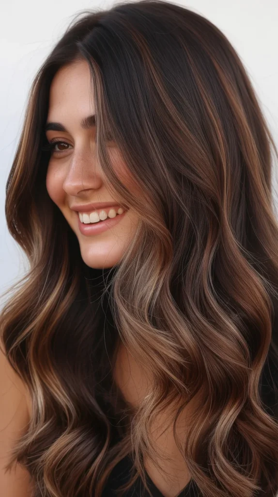Mocha Chocolate Brown Balayage
