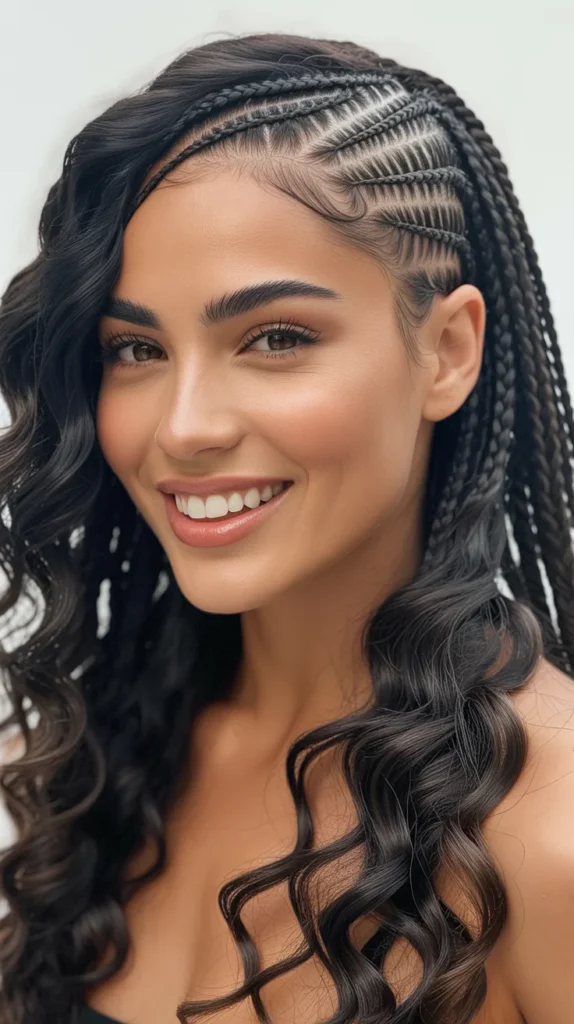 Side Part with Loose Waves