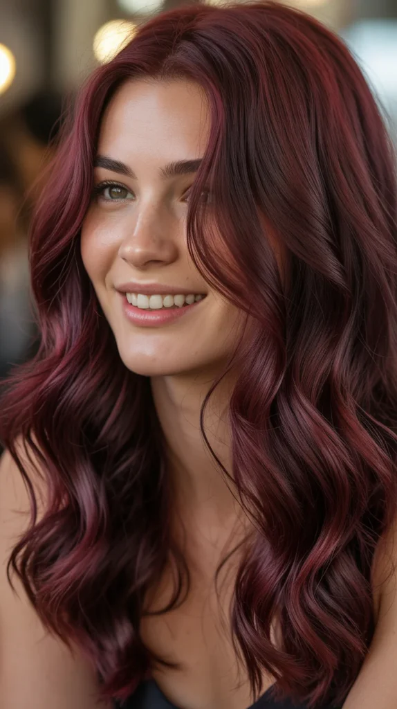 Wine Burgundy Hair Color