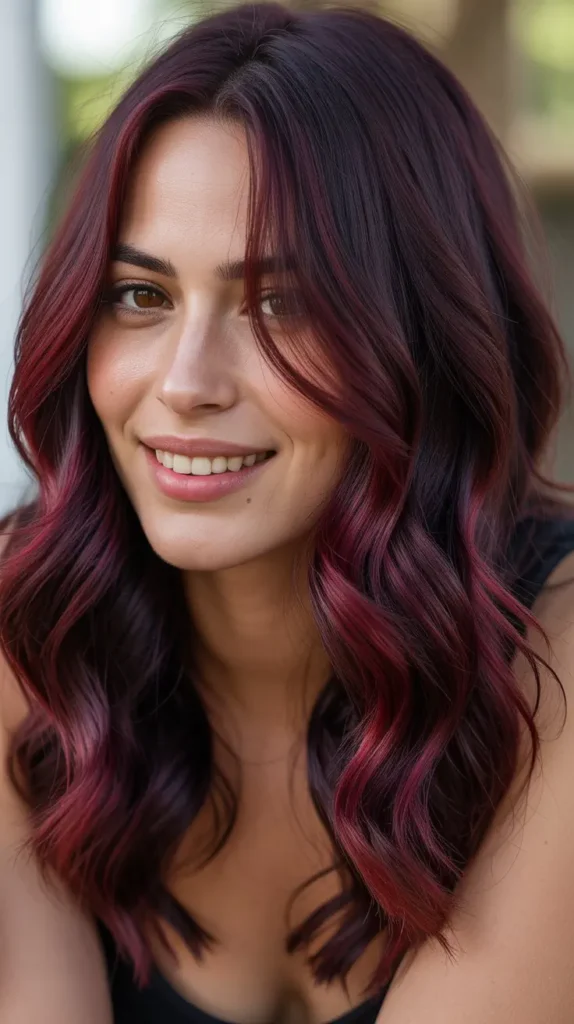 Dark Burgundy Hair Color