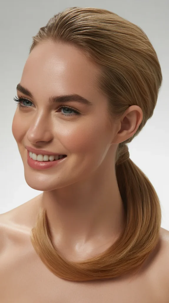 Sleek Low Ponytail