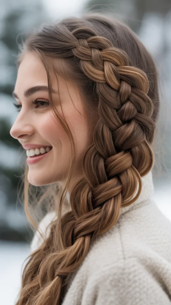 Celtic Knot Winter Hair Braid