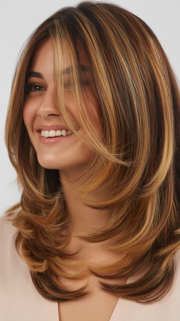 Medium Layers with Ombre Color