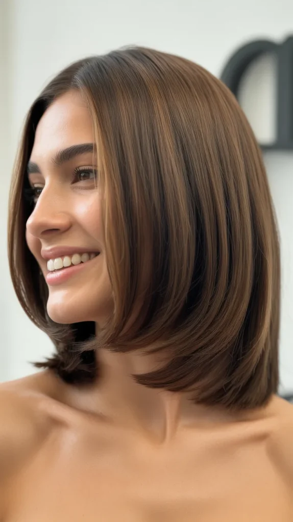 Layered Lob with Sleek Ends