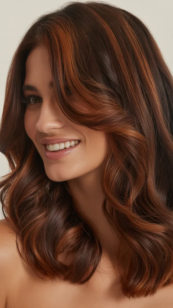 Dark Brown with Copper Undertones