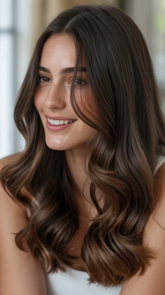 Dark Brown with Darker Brown Highlights