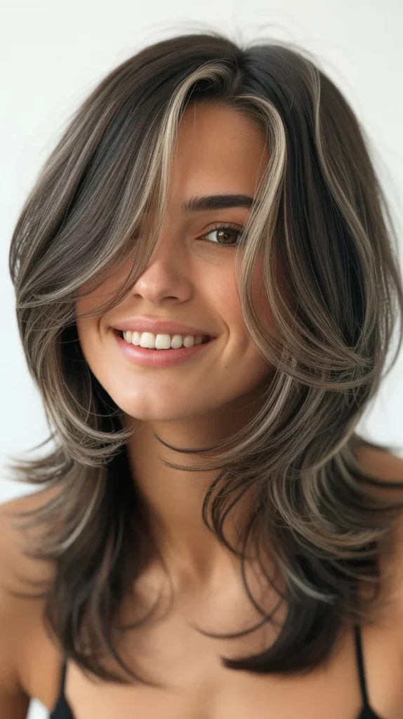 Long Shag with Deep Side Part