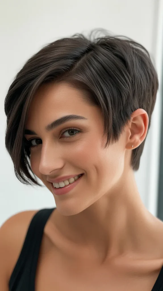 Asymmetrical Pixie Cut