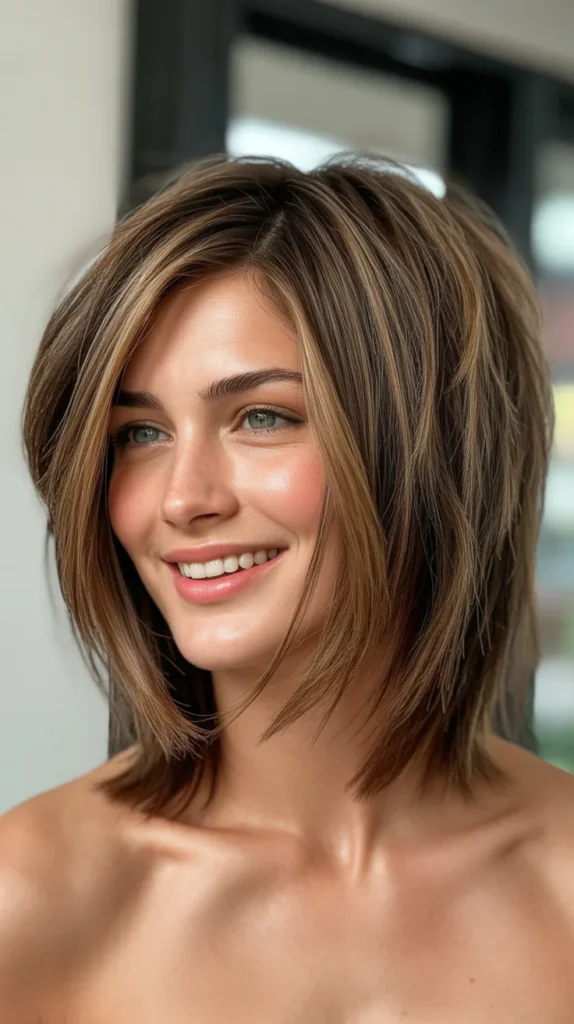 Feathered Choppy Bob