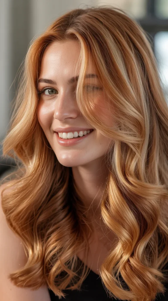  Darker Blonde with Copper Highlights