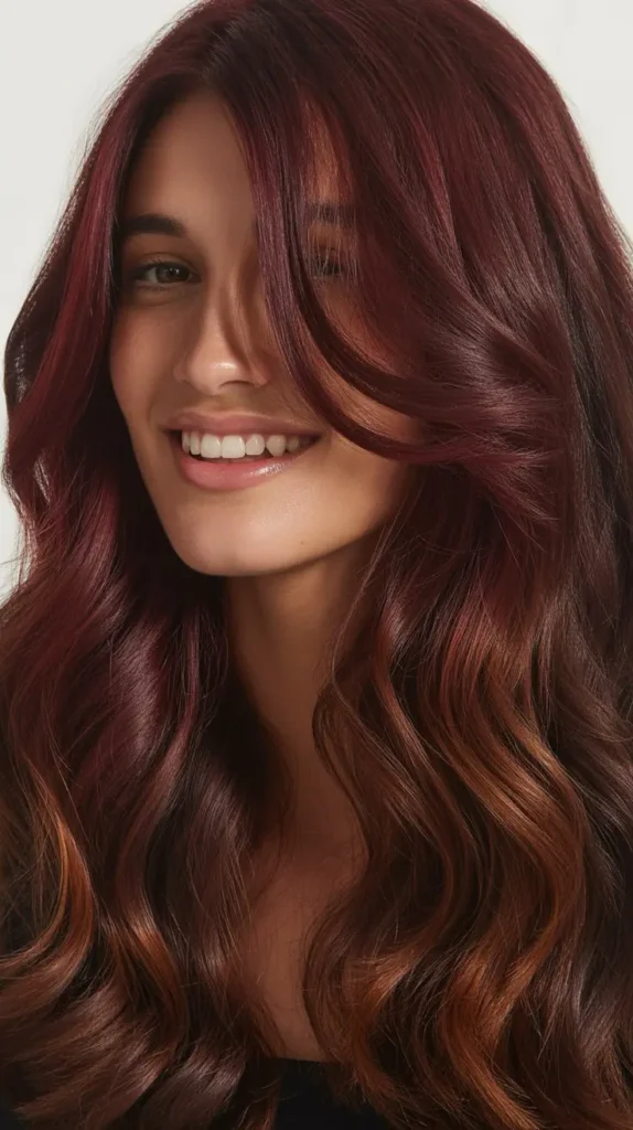 Mahogany Burgundy Hair