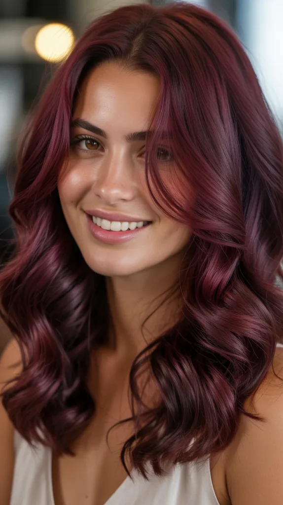 Plum Burgundy Hair