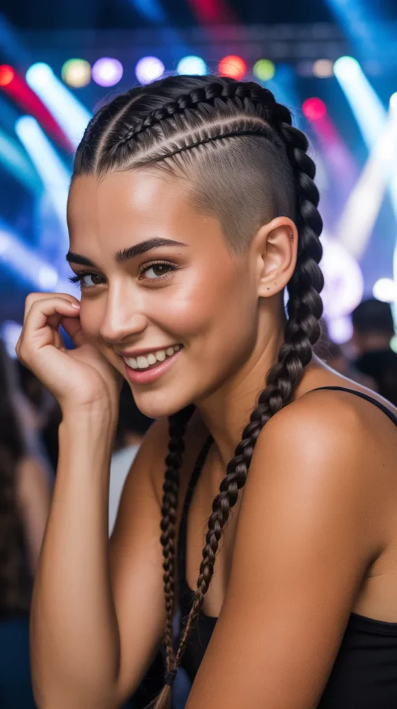  Mohawk Braid with Undercut