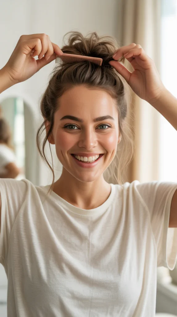 Step 3: Tease For Volume