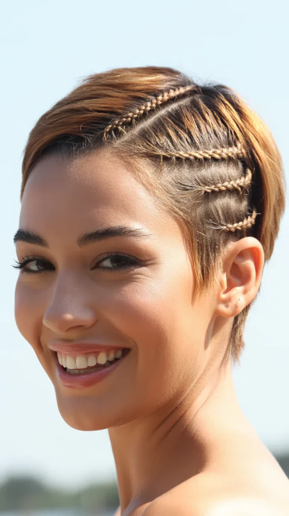 Braiding Short Hair