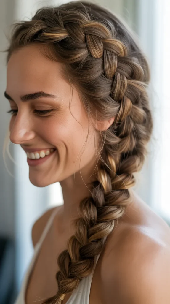 Fishtail Braid Hairstyles Wig