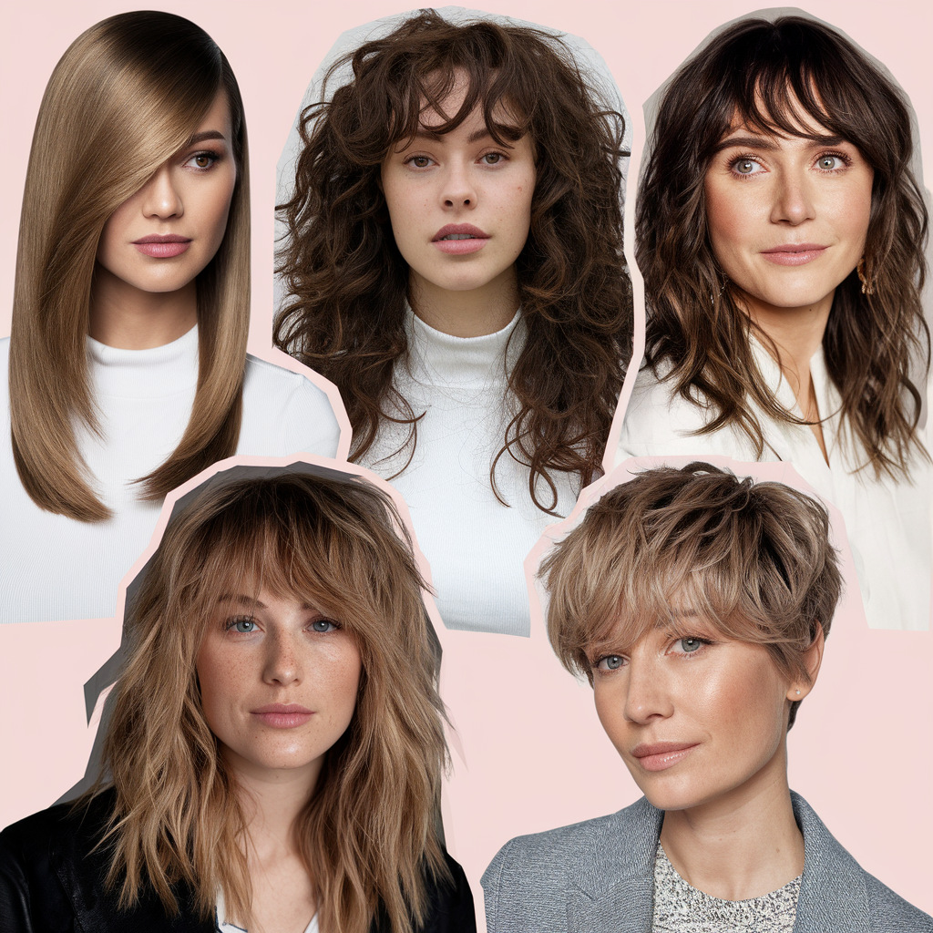 How to Cut Curtain Bangs at Home