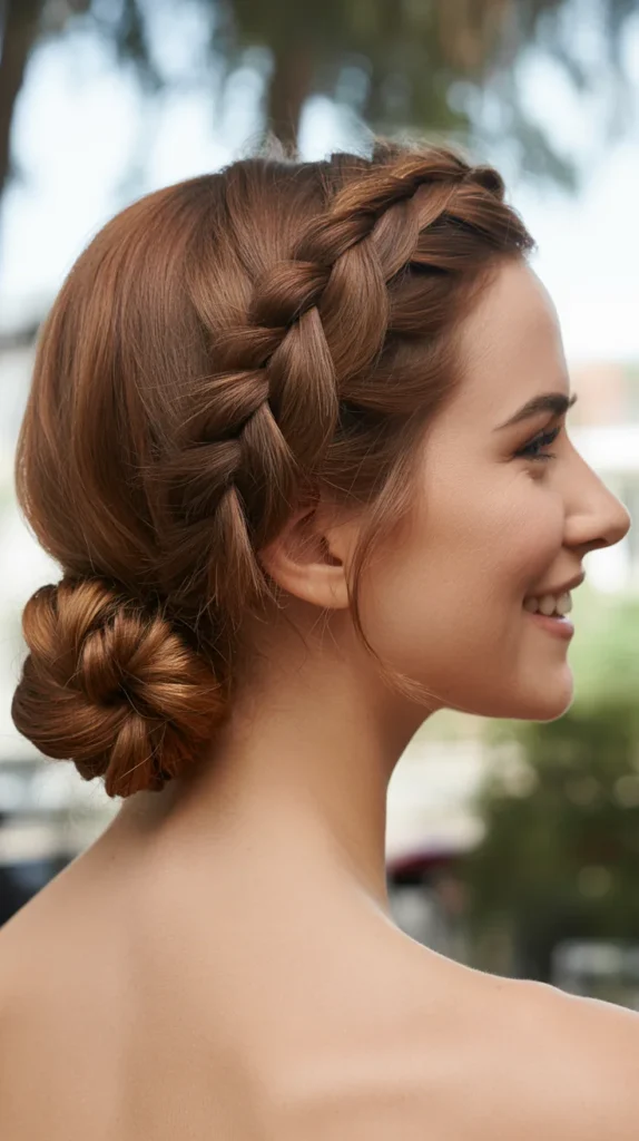 Fishtail Braid Bun