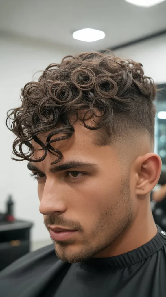 Curly Faux Hawk