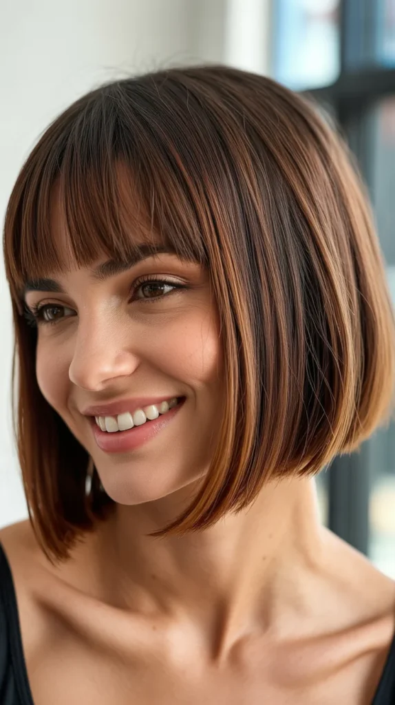 Bob Haircut with Bangs