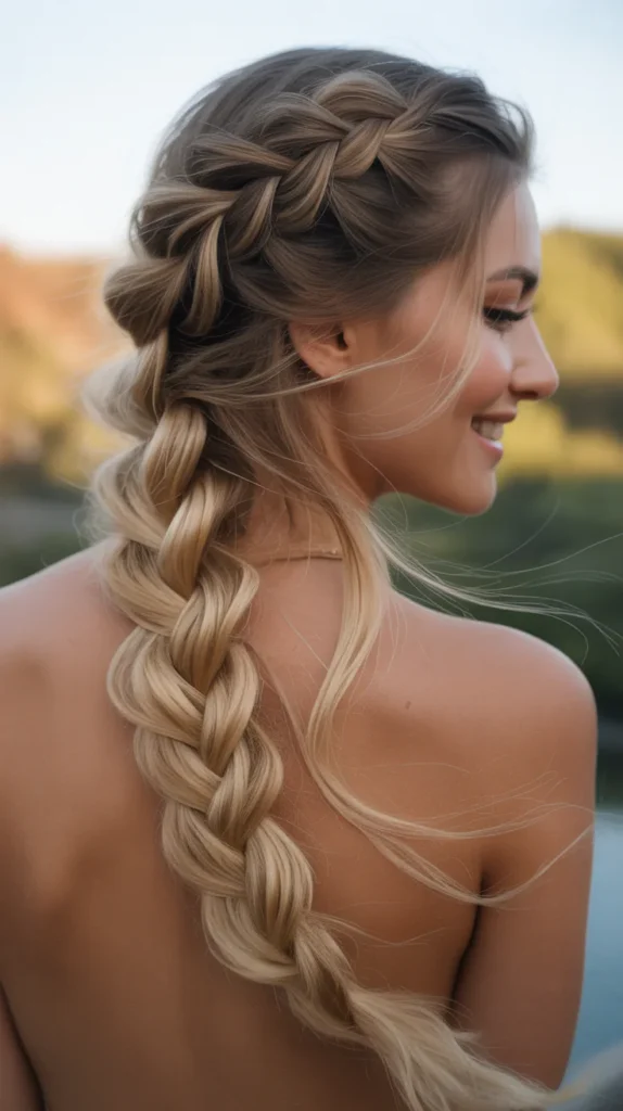 Waterfall Fishtail Braid