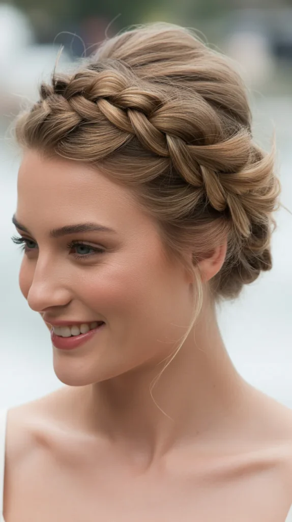 Braided Fishtail Updo